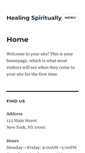 Mobile Screenshot of healingspiritually.com