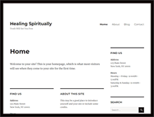 Tablet Screenshot of healingspiritually.com